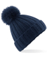 Preview: Verbier Faux Fur Pop Pom Chunky Beanie