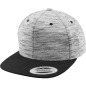 Preview: Stripes Melange Crown Snapback