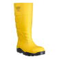 Preview: PortWest PU Sicherheits-Gummistiefel Wellington S5 CI FO