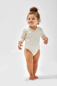 Baby Long Sleeve Kimono Bodysuit
