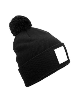Preview: Appliqué Patch Pom Beanie