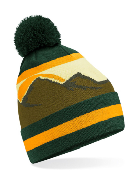 Preview: Mountain Peaks Pom Pom Beanie