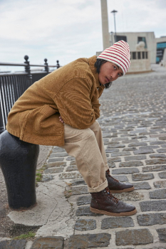 Original Deep Cuffed Striped Beanie