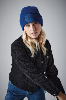 Circular Patch Beanie