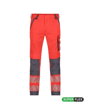 Neonrot/Zemtgrau
