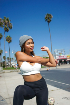Recycled Yarn Waffle Knit Beanie