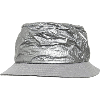 Crinkled Paper Bucket Hat
