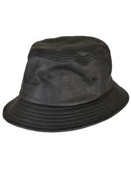 Preview: Imitation Leather Bucket Hat
