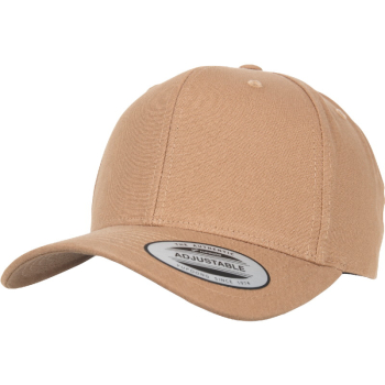 6-Panel Curved Metal Snap Cap