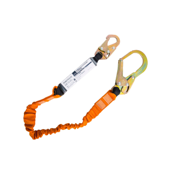 PortWest Einzelnes 140 kg Seil mit Schockabsorber