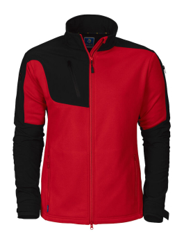 3315 MICROFLEECE JACKE MIT SOFTSHELL PARTIEN