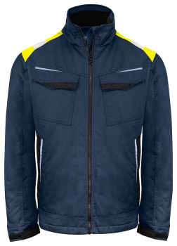 5428 GEFÜTTERTE JACKE MIT KONTRASTELEMENTEN