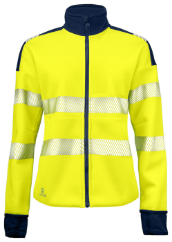 6111 DAMEN SWEATSHIRT JACKE EN ISO 20471 KLASSE 3/2