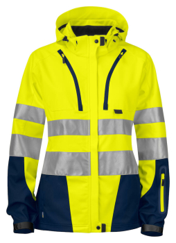 6423 FUNKTIONELLE SOFTSHELL DAMENJACKE EN ISO 20471 KLASSE 3 /2