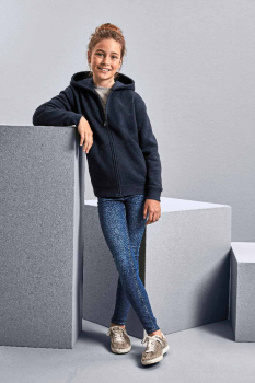 Kids´ Authentic Zipped Hooded Sweat