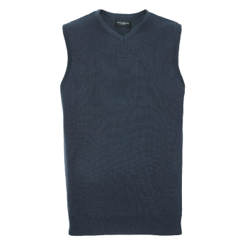 Russel Men's V-Neck Sleeveless Knitted Pullover
