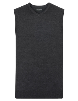 Russel Men's V-Neck Sleeveless Knitted Pullover