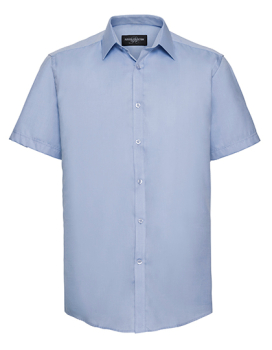 Russel Men´s Long Sleeve Tailored Herringbone Shirt