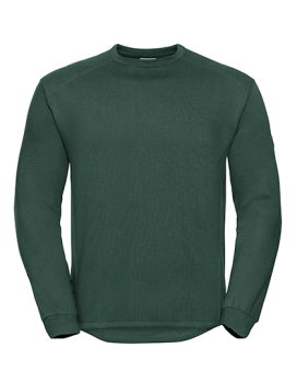 Heavy Duty Workwear Sweatshirt Bottle Green Vorderansicht