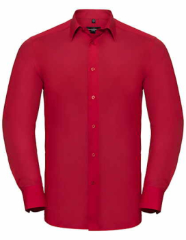 Preview: Men´s Long Sleeve Tailored Polycotton Poplin Shirt