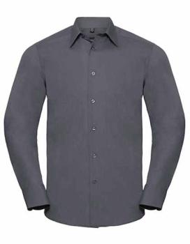 Men´s Long Sleeve Tailored Polycotton Poplin Shirt