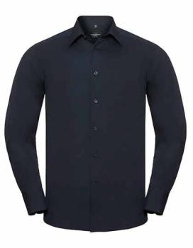 Men´s Long Sleeve Tailored Polycotton Poplin Shirt