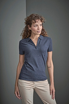 Women´s Luxury Stretch V-Neck Polo