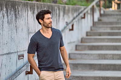 Fashion V-Neck Sof Tee