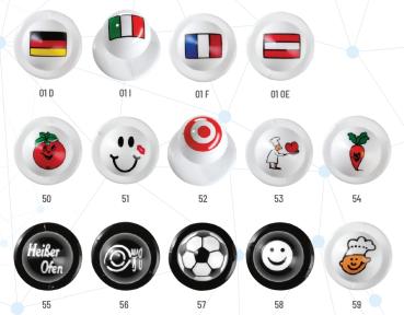 Kugelknöpfe - Motive