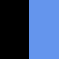Schwarz/Kornblau
