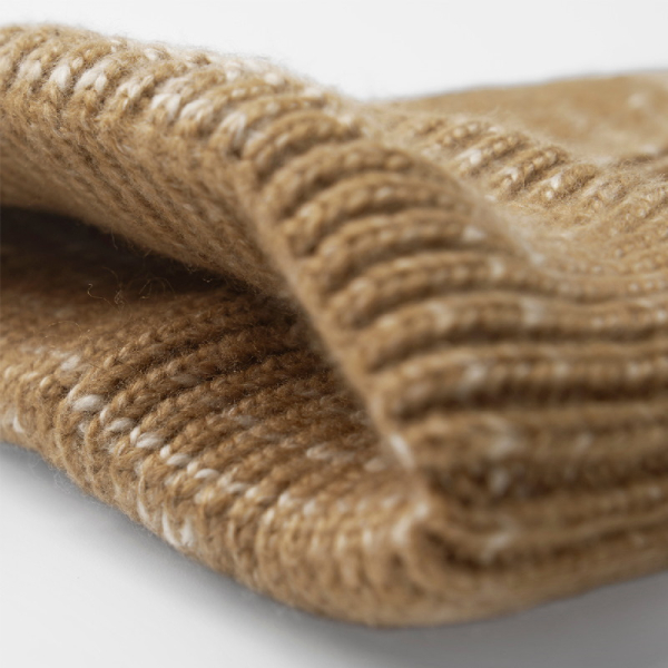 Chunky Knitted Patch Beanie