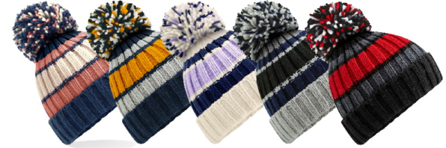 Hygge Striped Beanie