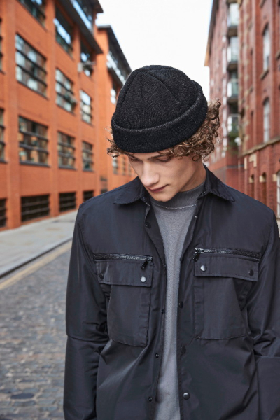 Recycled Mini Fisherman Beanie