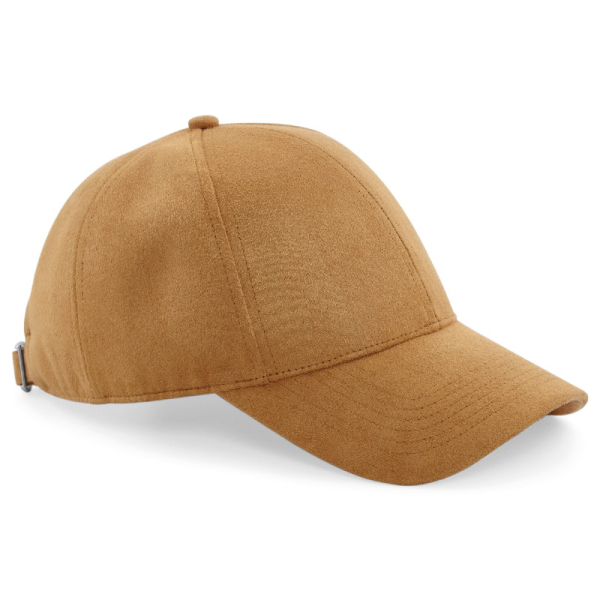 Faux Suede 6 Panel Cap