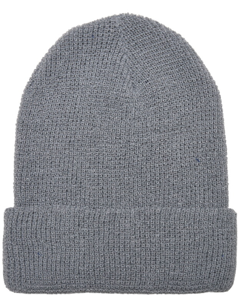 Recycled Yarn Waffle Knit Beanie