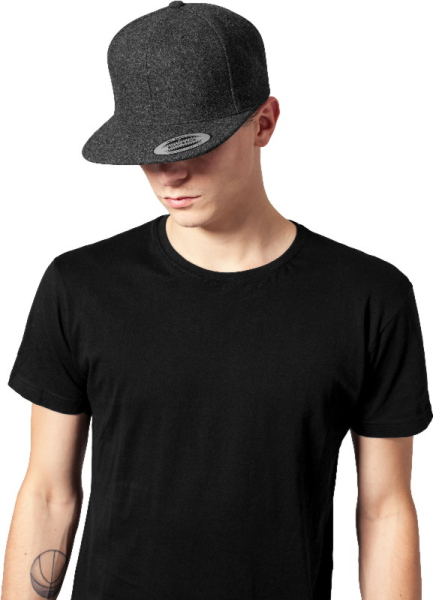Melton Wool Snapback Cap