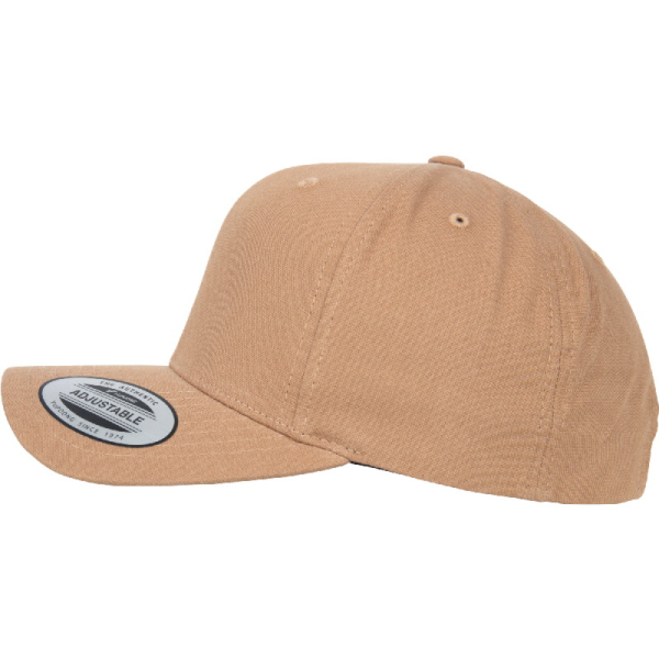 6-Panel Curved Metal Snap Cap
