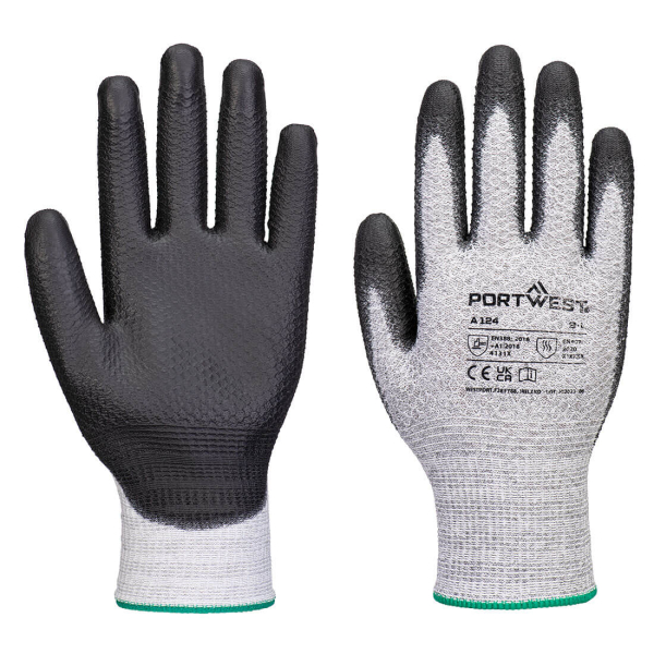 PortWest Grip 13 PU Diamond Strickhandschuh (Pk12)