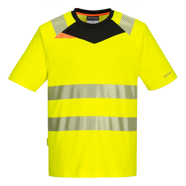 PortWest DX4 Warnschutz T-Shirt kurzarm