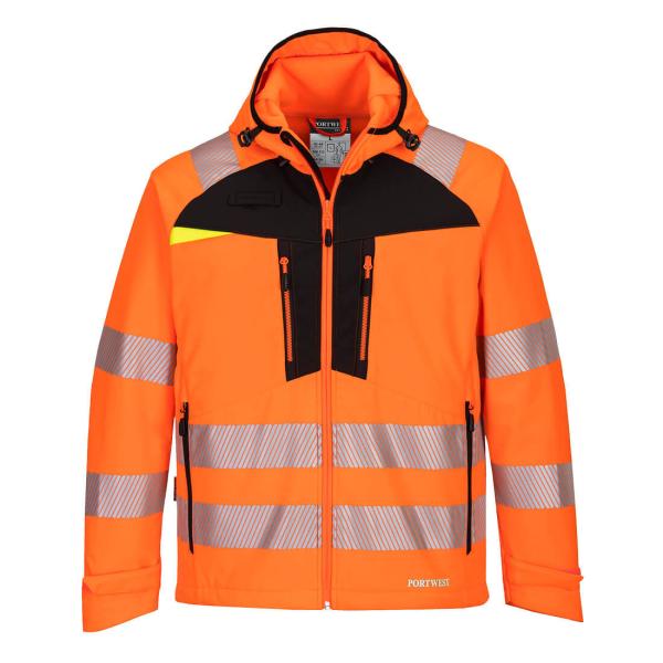 PortWest DX4 Warnschutz-Softshelljacke