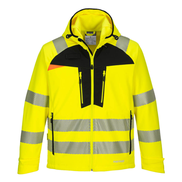 PortWest DX4 Warnschutz-Softshelljacke