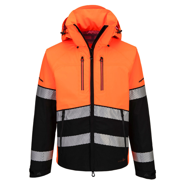 Orange/Schwarz