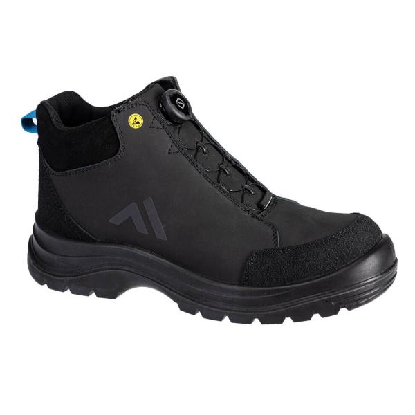 PortWest Girder Composite Mid Boot S3S ESD SR FO Schwarz/Blau