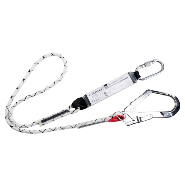 PortWest Kernmummanteltes Seil mit Schockabsorber