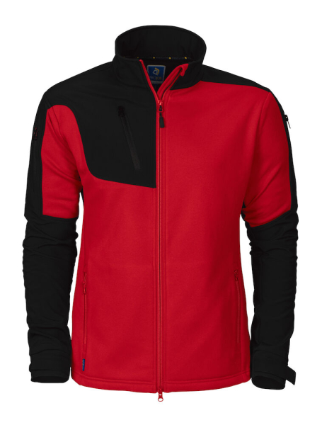 3315 MICROFLEECE JACKE MIT SOFTSHELL PARTIEN