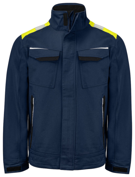 5437 JACKE MIT KONTRASTELEMENTEN 320 GSM BAUMWOLLE