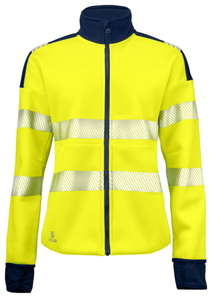 6111 DAMEN SWEATSHIRT JACKE EN ISO 20471 KLASSE 3/2