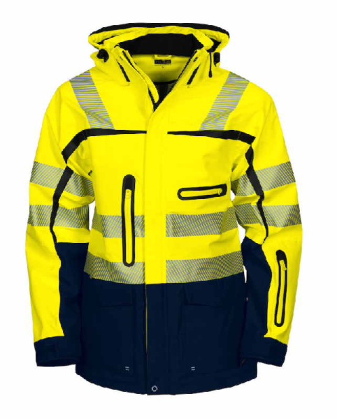 6417 WIND- UND WASSERDICHTER 3-LAGEN HARDSHELL PARKA EN ISO 20471 KLASSE 3/2