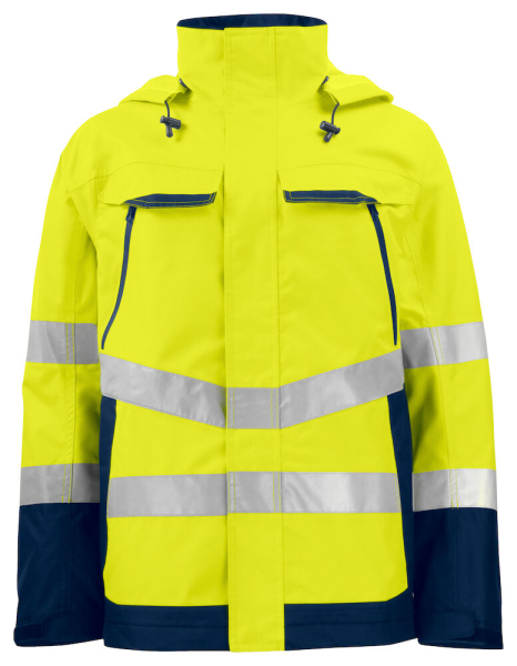 6440 WIND- UND WASSERDICHTER WARNSCHUTZ PARKA EN ISO 20471 KLASSE 3 / EN ISO 343