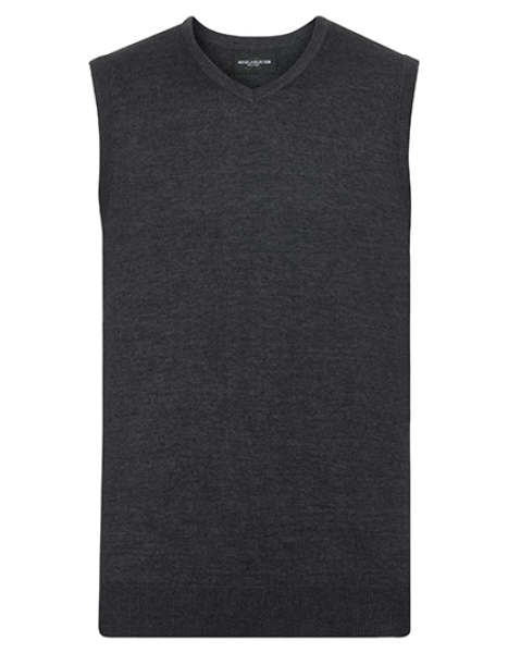Russel Men's V-Neck Sleeveless Knitted Pullover